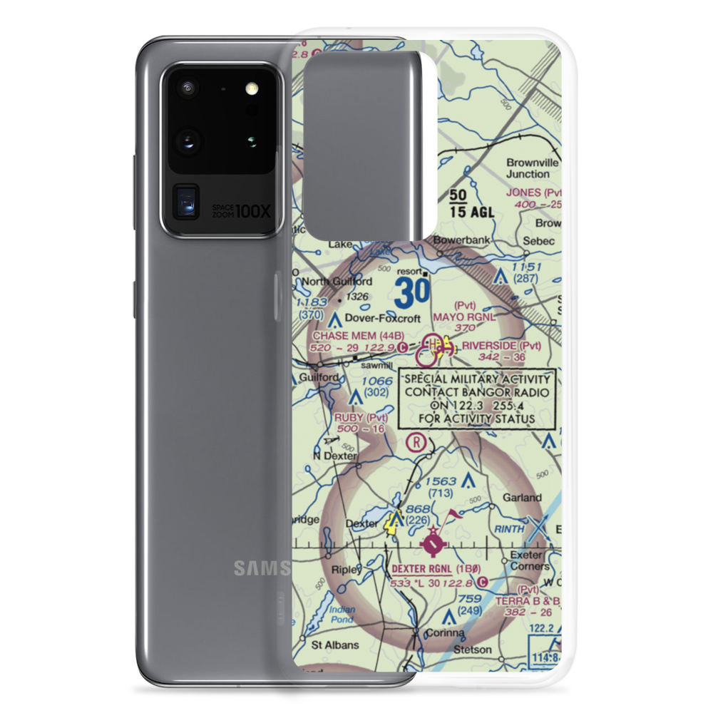 Charles A. Chase Jr. Memorial Field (44B) VFR Sectional Samsung Case Samsung Galaxy S20 Ultra model shown