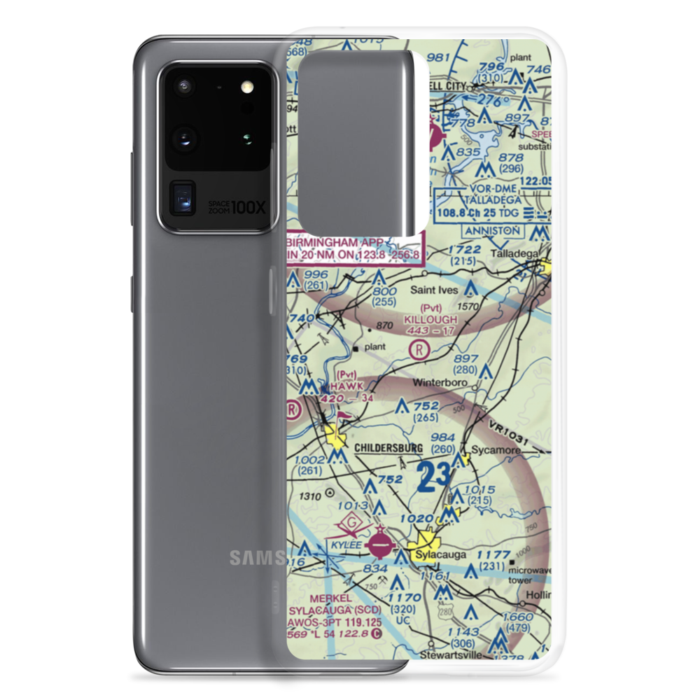 Charles C Killough Field (8AL2) VFR Sectional Samsung Case Samsung Galaxy S20 Ultra model shown