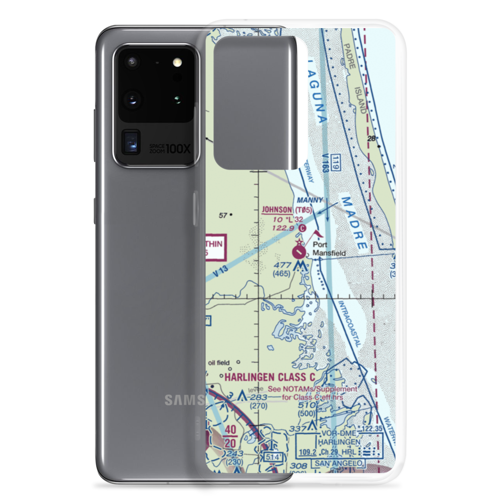 Charles R Johnson Airport (T05) VFR Sectional Samsung Case Samsung Galaxy S20 Ultra model shown