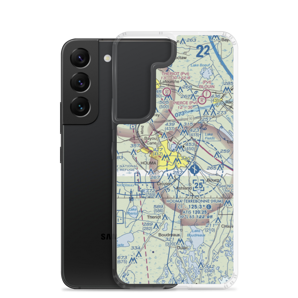 Charlie Hammonds Seaplane Base (3L1) VFR Sectional Samsung Case Samsung Galaxy S22 model shown