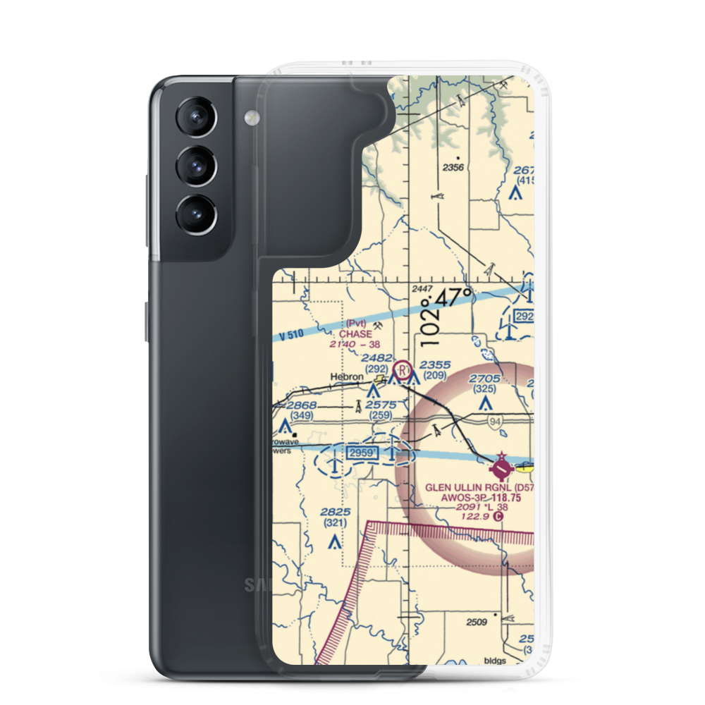 Chase Airstrip (6NA5) VFR Sectional Samsung Case Samsung Galaxy S21 model shown