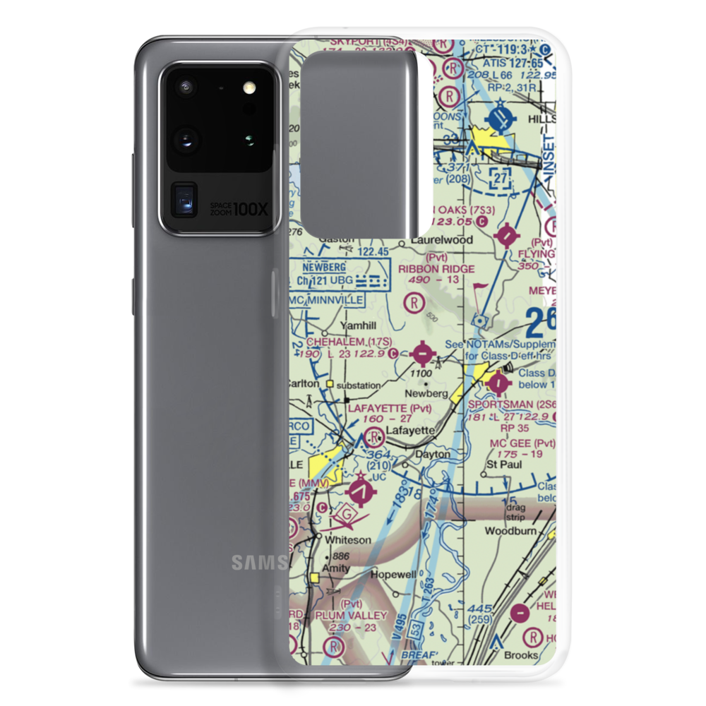 Chehalem Airpark (17S) VFR Sectional Samsung Case Samsung Galaxy S20 Ultra model shown