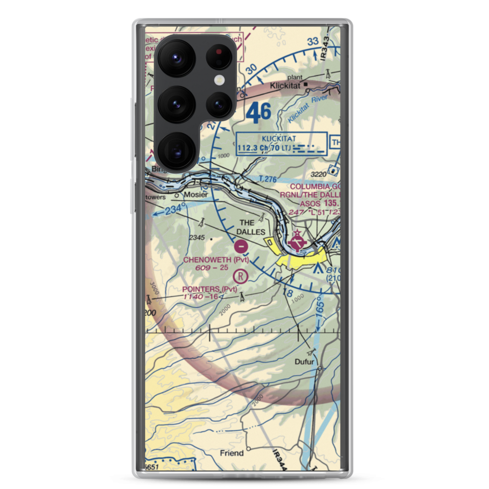 Chenoweth Airpark (6OR2) VFR Sectional Samsung Case Samsung Galaxy S22 Ultra model shown