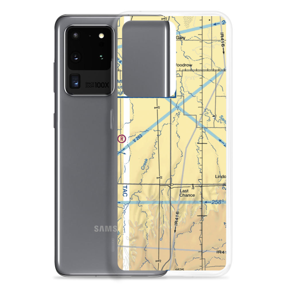 Chenoweth Airport (0CO5) VFR Sectional Samsung Case Samsung Galaxy S20 Ultra model shown