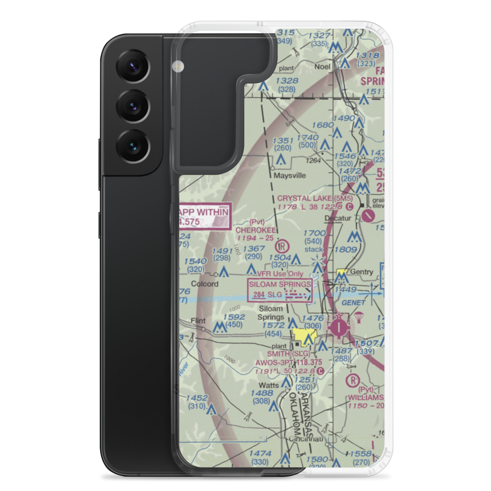 Cherokee Strip (1AR5) VFR Sectional Samsung Case Samsung Galaxy S22 Plus model shown