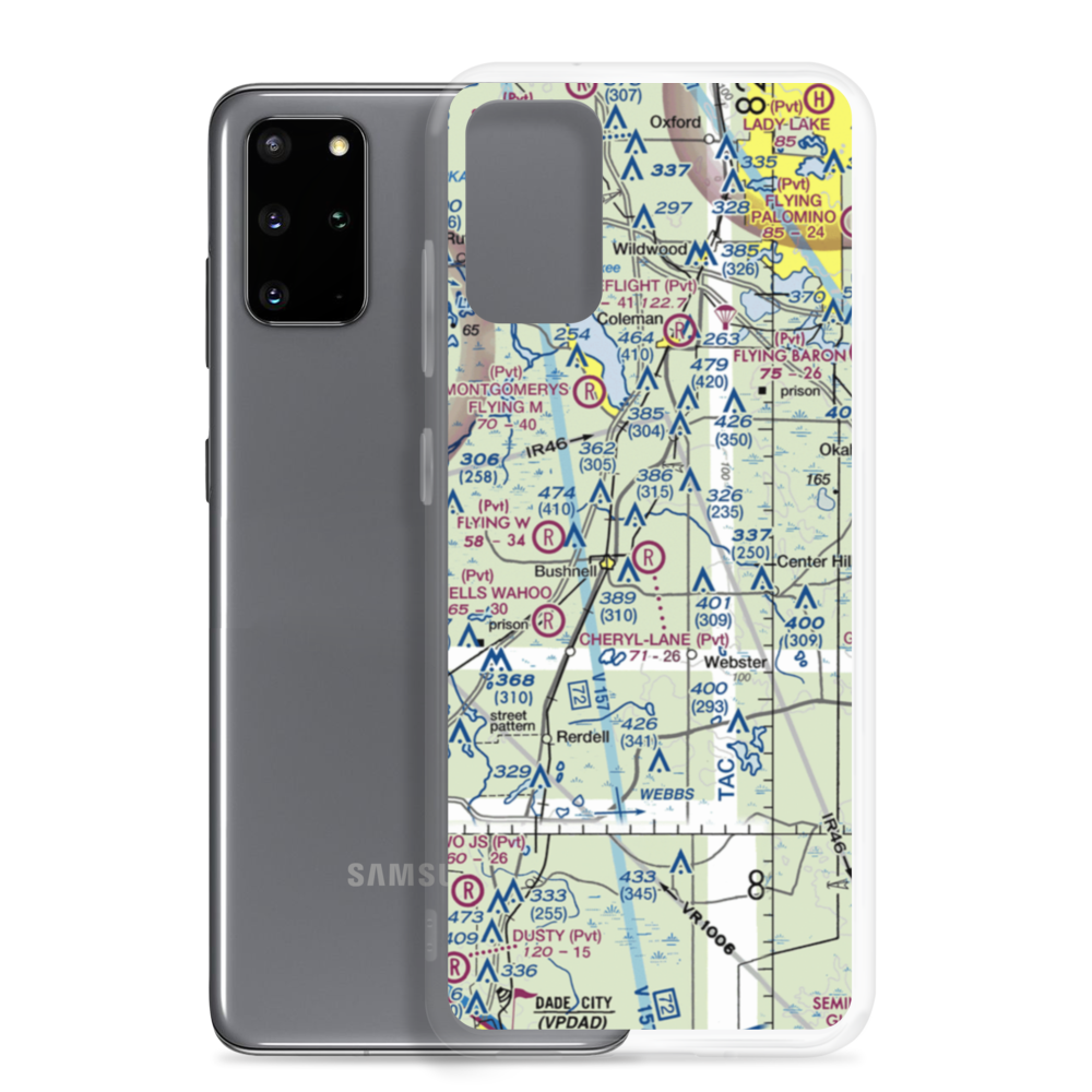 Cheryl-Lane Landings Airport (09FD) VFR Sectional Samsung Case Samsung Galaxy S20 Plus model shown