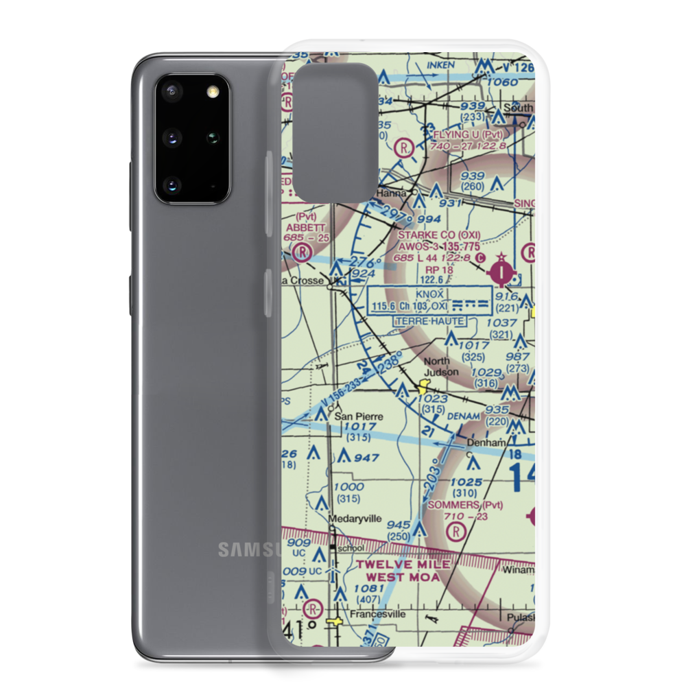 Chesak Airport (4II4) VFR Sectional Samsung Case Samsung Galaxy S20 Plus model shown