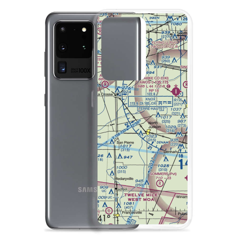 Chesak Airport (4II4) VFR Sectional Samsung Case Samsung Galaxy S20 Ultra model shown