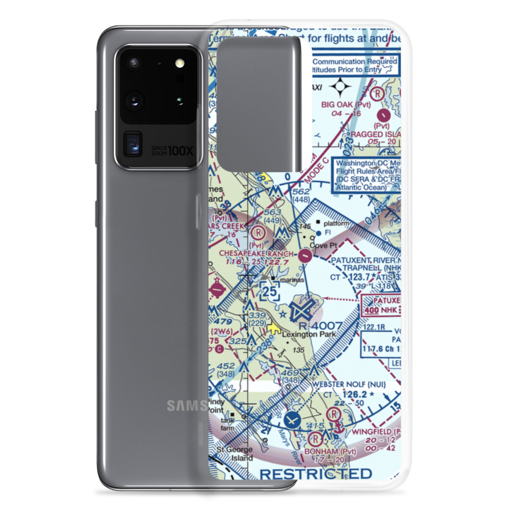Chesapeake Ranch Airstrip (MD50) VFR Sectional Samsung Case Samsung Galaxy S20 Ultra model shown
