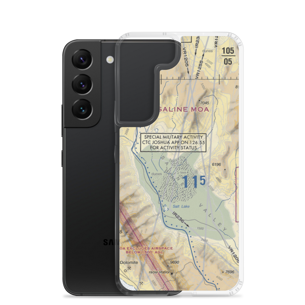 Chicken Strip (US-0059) VFR Sectional Samsung Case Samsung Galaxy S22 model shown