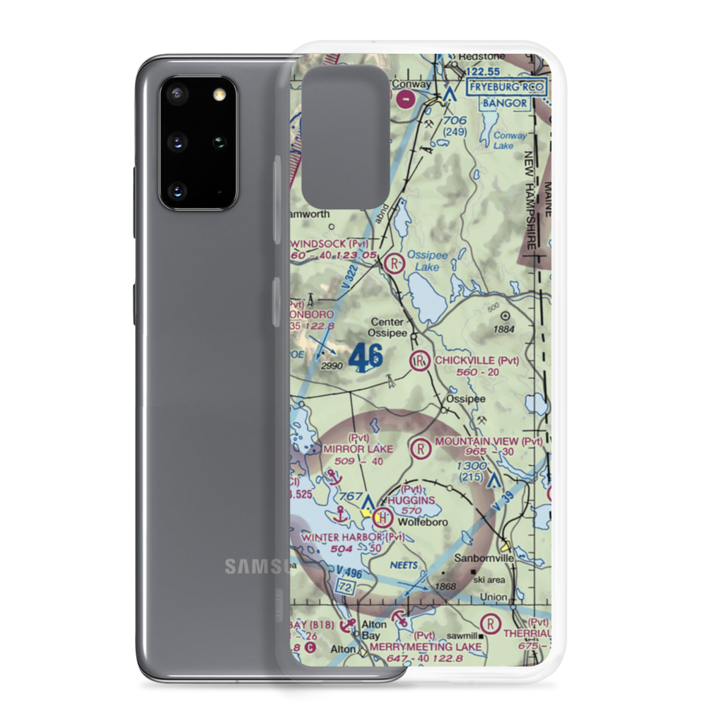 Chickville Airport (NH18) VFR Sectional Samsung Case Samsung Galaxy S20 Plus model shown