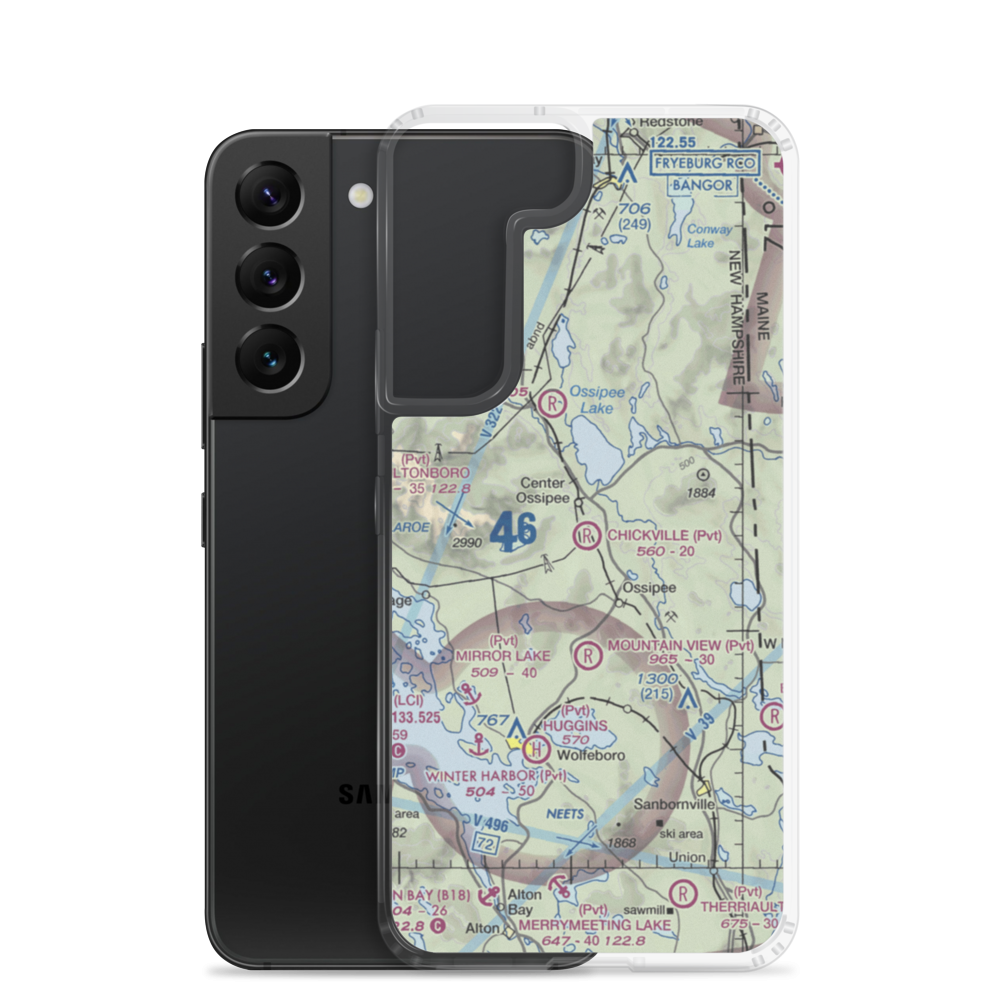 Chickville Airport (NH18) VFR Sectional Samsung Case Samsung Galaxy S22 model shown