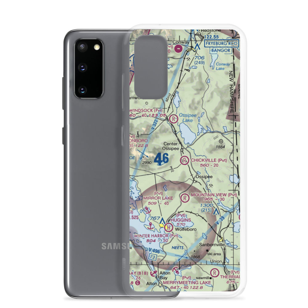 Chickville Airport (NH18) VFR Sectional Samsung Case Samsung Galaxy S20 model shown