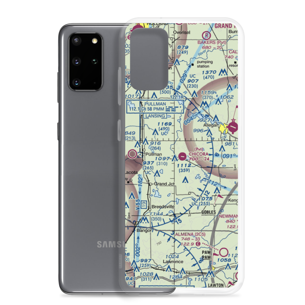 Chicora Field (38MI) VFR Sectional Samsung Case Samsung Galaxy S20 Plus model shown