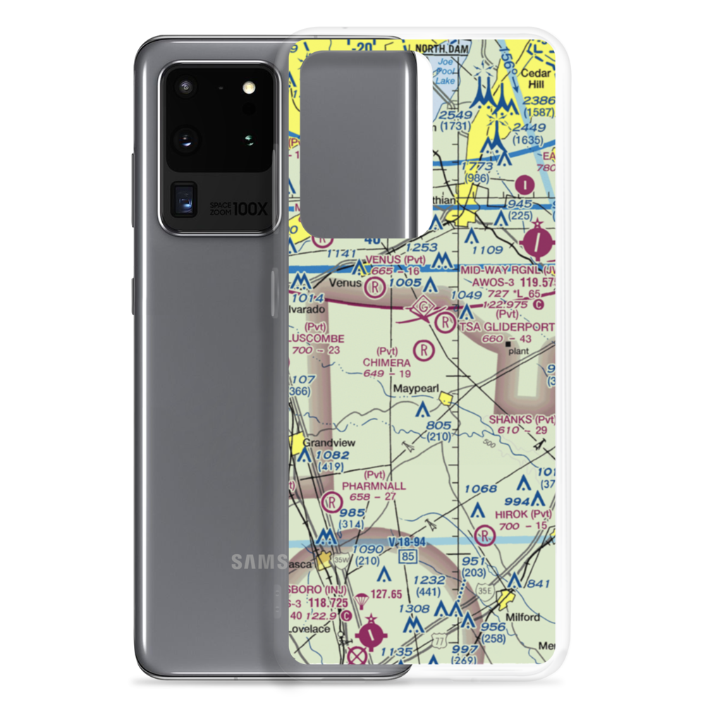 Chimera Aerodrome (9XA4) VFR Sectional Samsung Case Samsung Galaxy S20 Ultra model shown