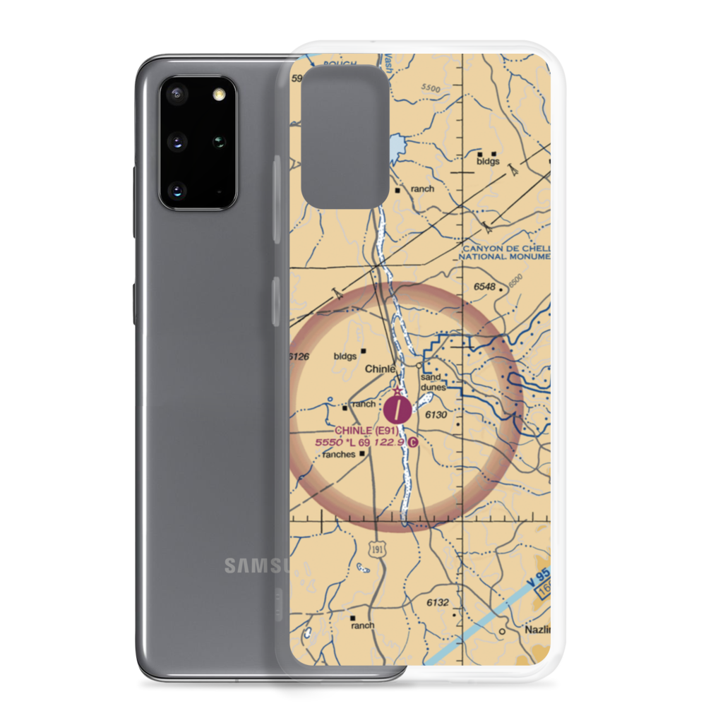Chinle Airport (04AZ) VFR Sectional Samsung Case Samsung Galaxy S20 Plus model shown