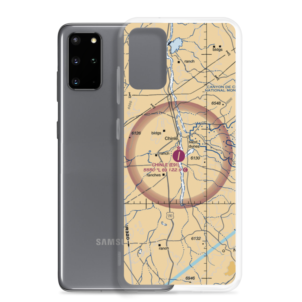 Chinle Municipal Airport (E91) VFR Sectional Samsung Case Samsung Galaxy S20 Plus model shown