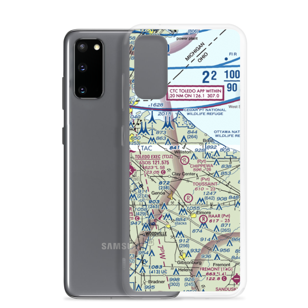 Chippewa Field (88OH) VFR Sectional Samsung Case Samsung Galaxy S20 model shown