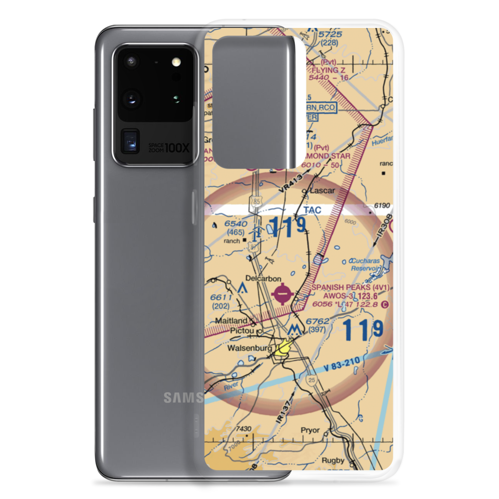Cholla Airport (64CO) VFR Sectional Samsung Case Samsung Galaxy S20 Ultra model shown