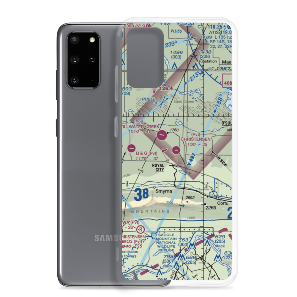 Christensen Field (8WA6) VFR Sectional Samsung Case Samsung Galaxy S20 Plus model shown