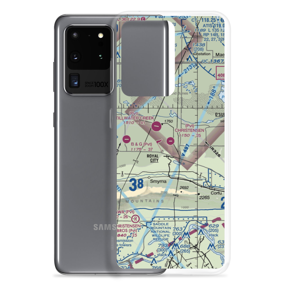 Christensen Field (8WA6) VFR Sectional Samsung Case Samsung Galaxy S20 Ultra model shown