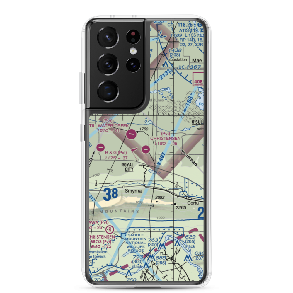 Christensen Field (8WA6) VFR Sectional Samsung Case Samsung Galaxy S21 Ultra model shown