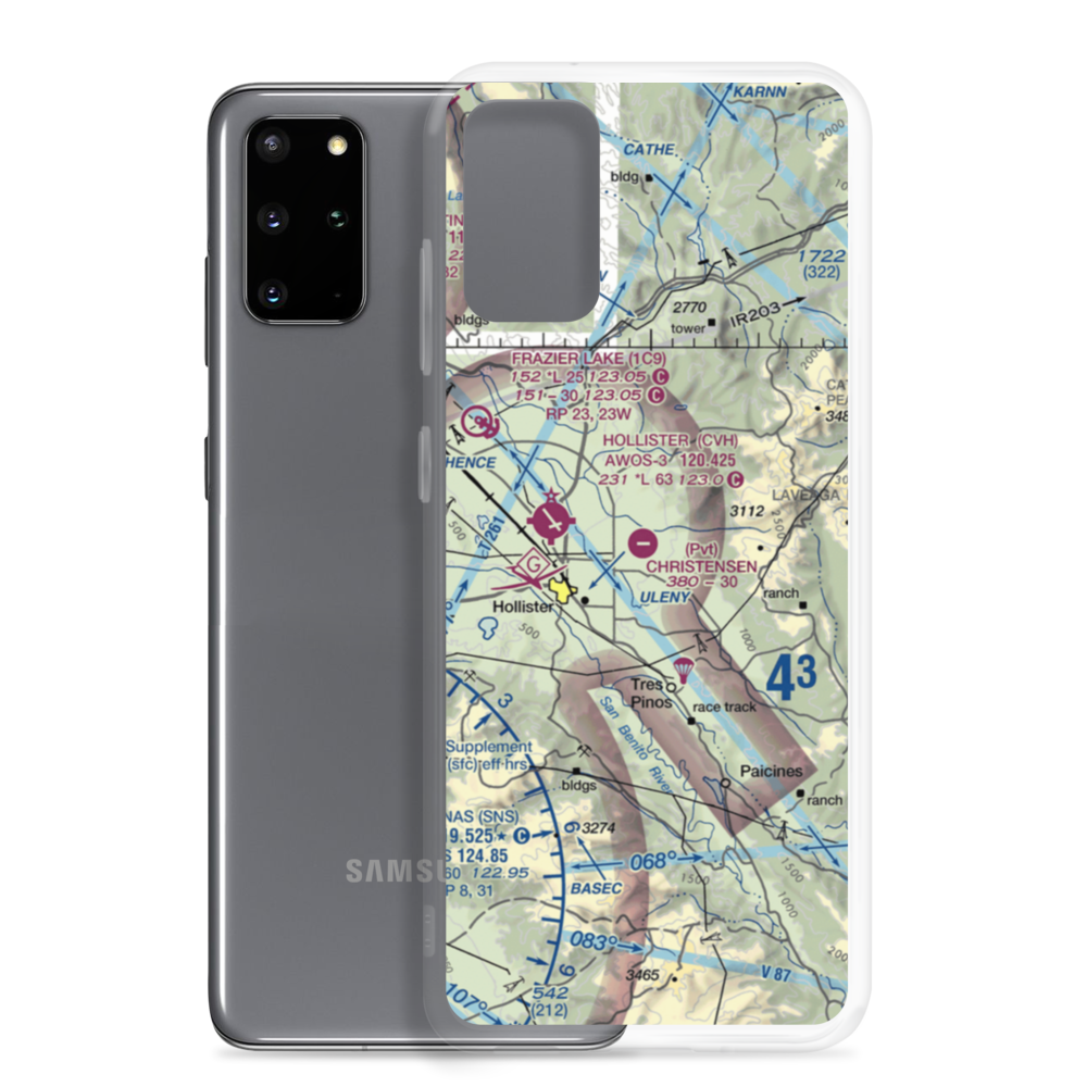 Christensen Ranch Airport (9CL2) VFR Sectional Samsung Case Samsung Galaxy S20 Plus model shown