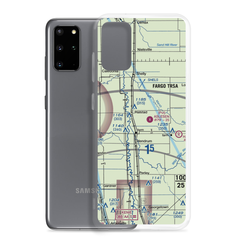 Christianson Field (26MN) VFR Sectional Samsung Case Samsung Galaxy S20 Plus model shown