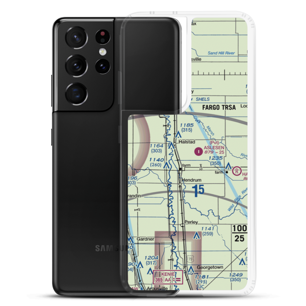 Christianson Field (26MN) VFR Sectional Samsung Case Samsung Galaxy S21 Ultra model shown