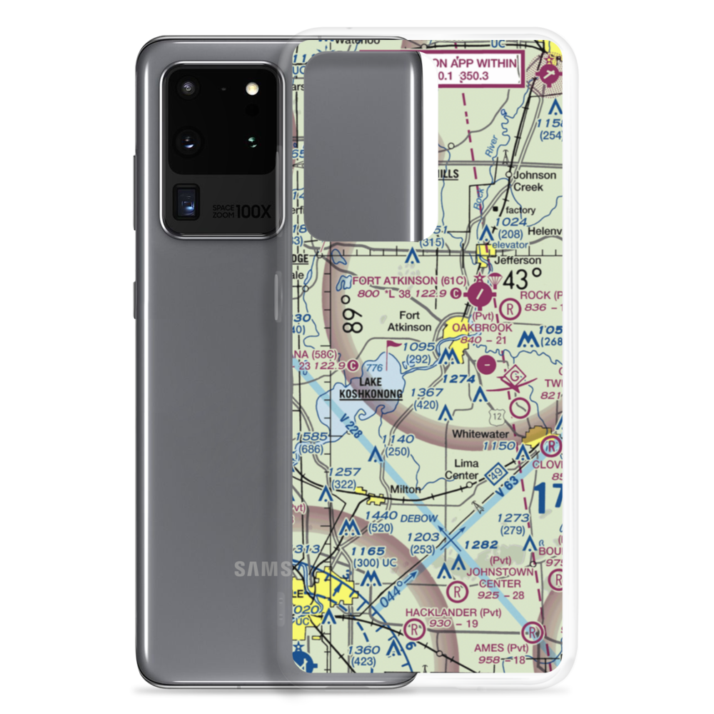 Christie Aerodrome (WS49) VFR Sectional Samsung Case Samsung Galaxy S20 Ultra model shown