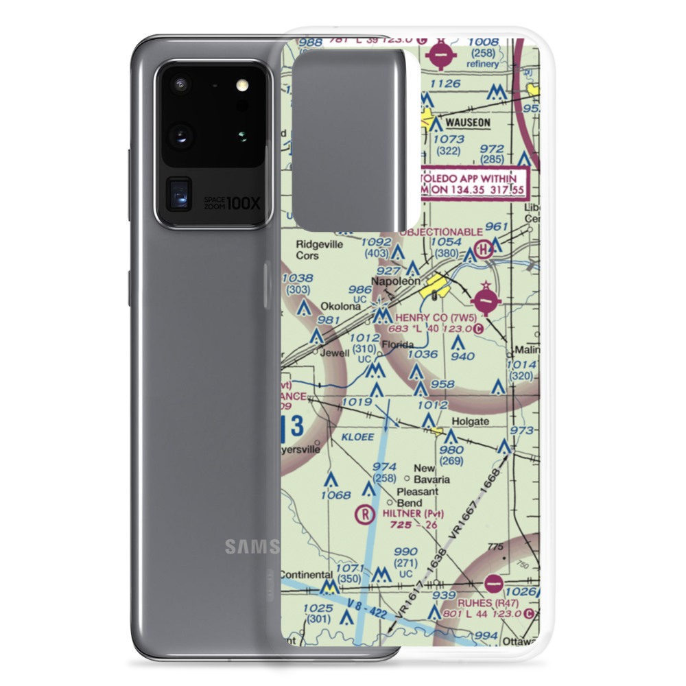 Christy's Airport (7OI0) VFR Sectional Samsung Case Samsung Galaxy S20 Ultra model shown