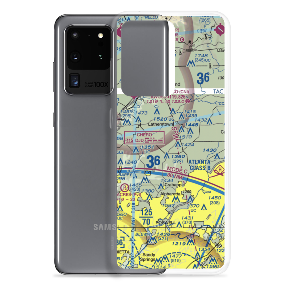 Chukkar Farm Ultralightport (2GE5) VFR Sectional Samsung Case Samsung Galaxy S20 Ultra model shown