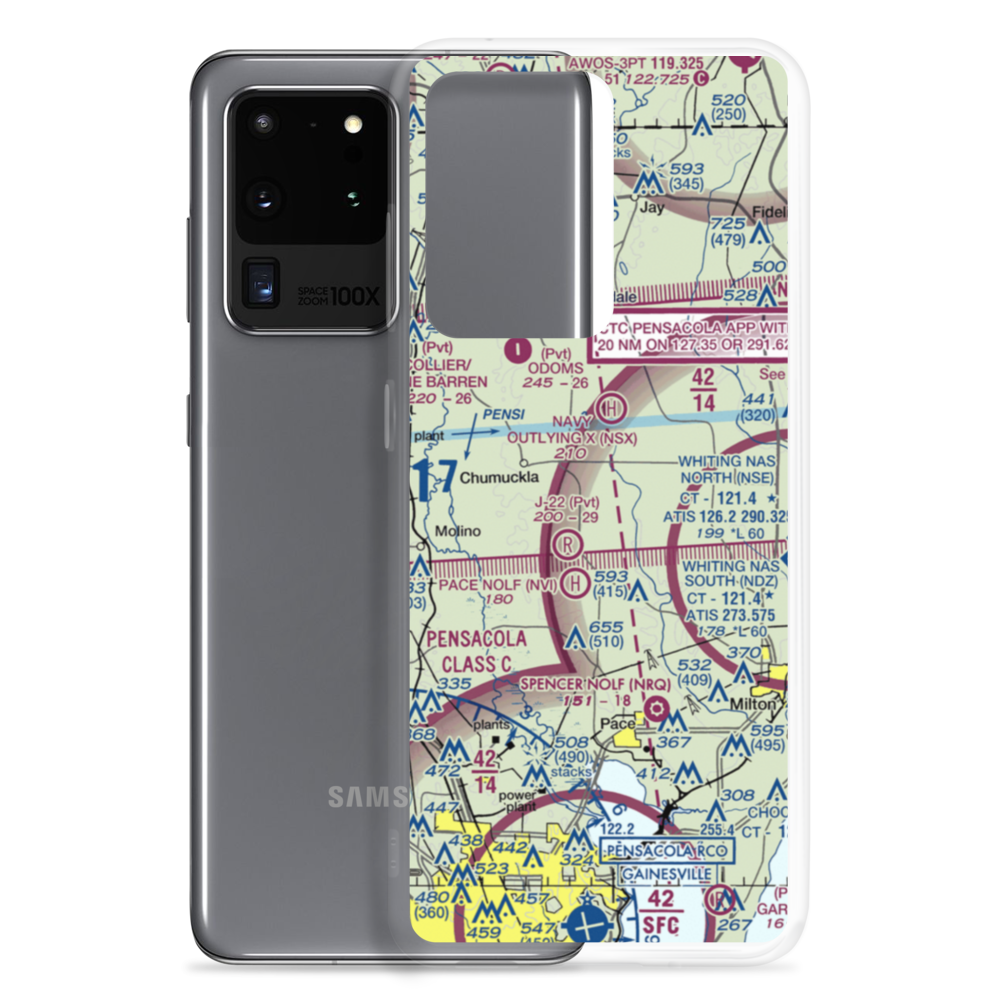 Chumuckla 20-20 Airport (93FD) VFR Sectional Samsung Case Samsung Galaxy S20 Ultra model shown