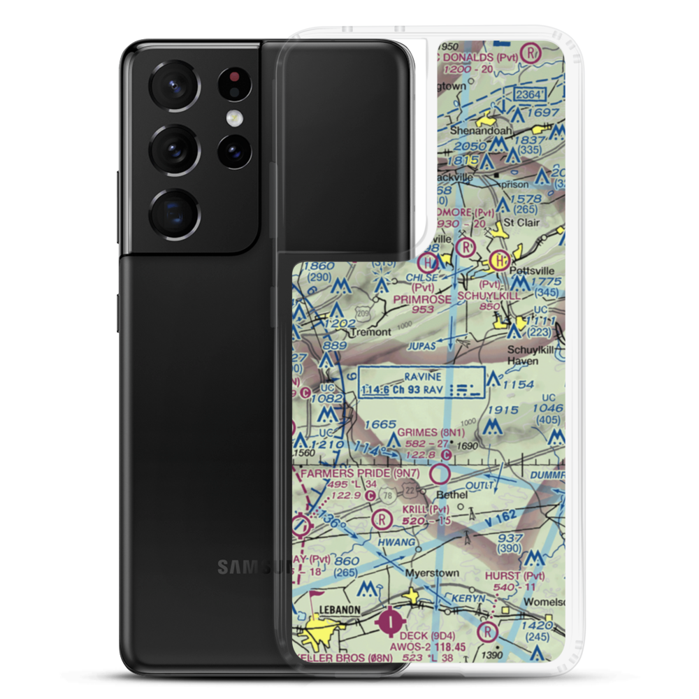 Cider Field (PS70) VFR Sectional Samsung Case Samsung Galaxy S21 Ultra model shown