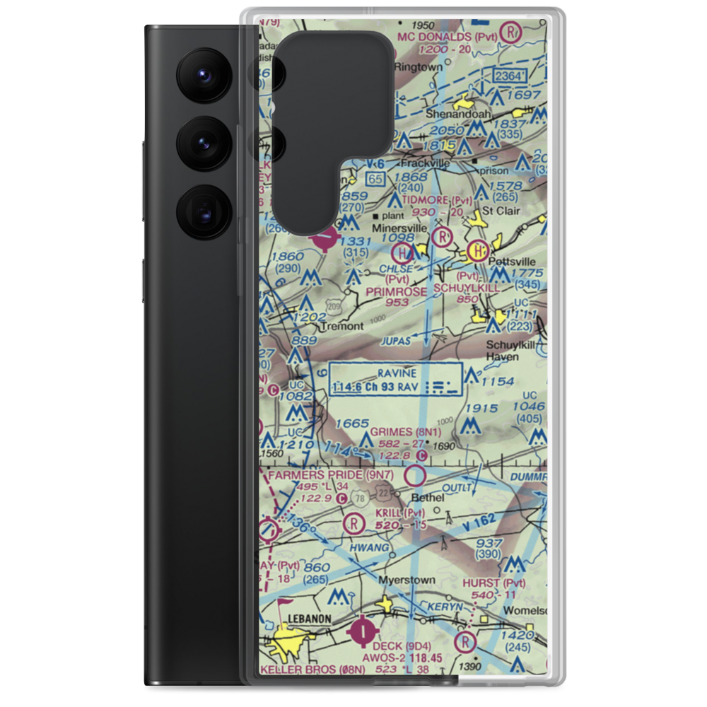 Cider Field (PS70) VFR Sectional Samsung Case Samsung Galaxy S22 Ultra model shown