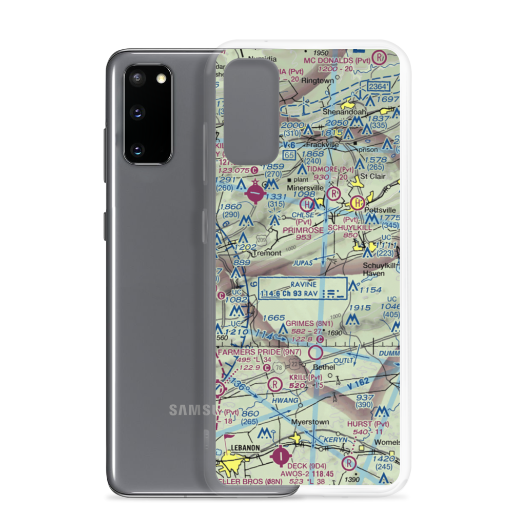 Cider Field (PS70) VFR Sectional Samsung Case Samsung Galaxy S20 model shown