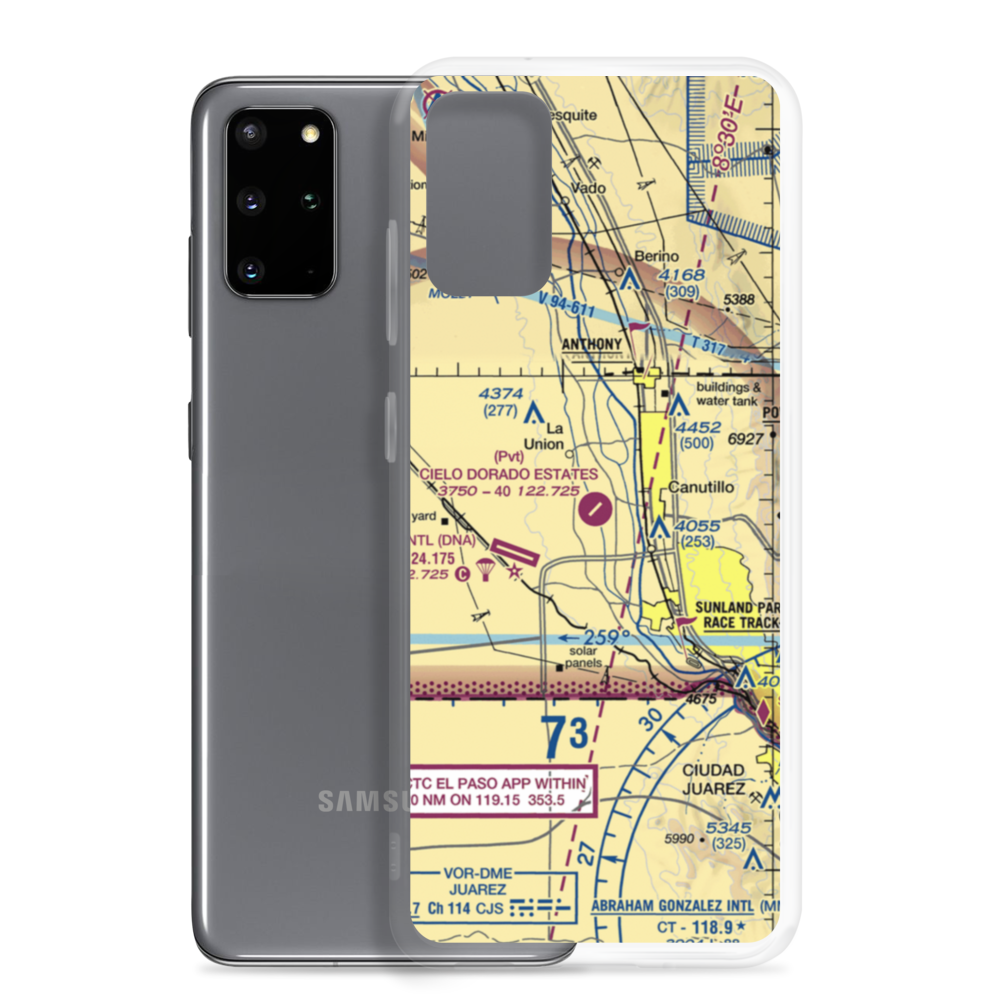 Cielo Dorado Estates Airport (NM05) VFR Sectional Samsung Case Samsung Galaxy S20 Plus model shown
