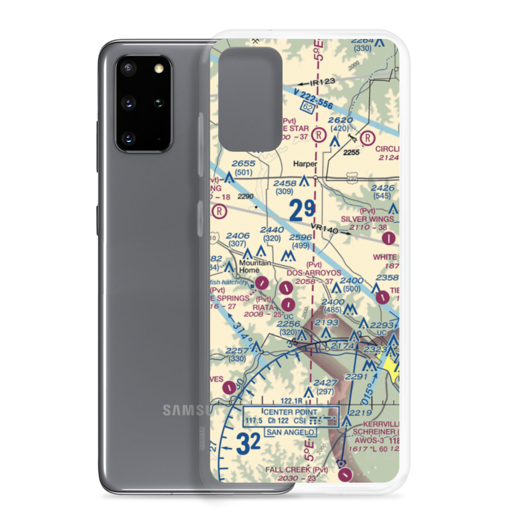 Cielo Grande Ranch Airport (87TA) VFR Sectional Samsung Case Samsung Galaxy S20 Plus model shown