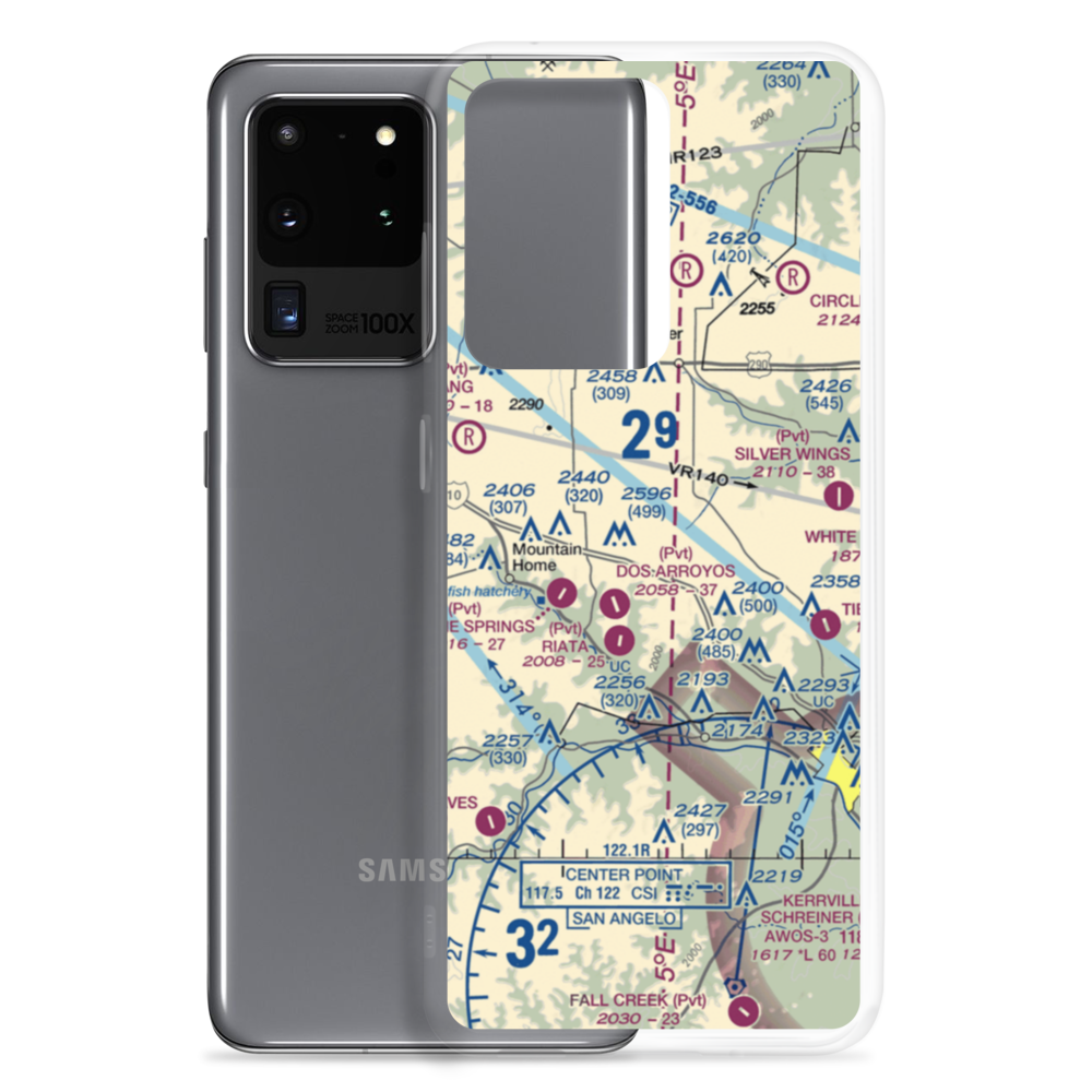 Cielo Grande Ranch Airport (87TA) VFR Sectional Samsung Case Samsung Galaxy S20 Ultra model shown