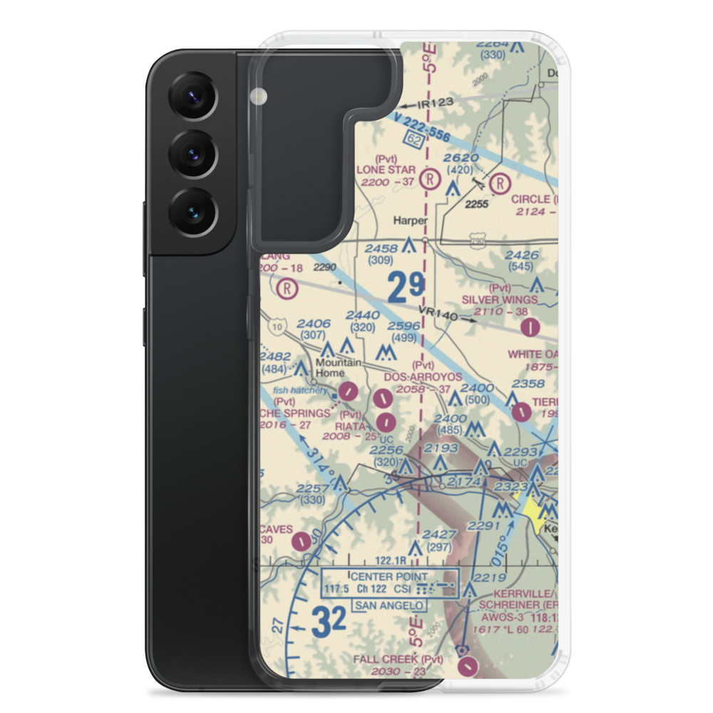 Cielo Grande Ranch Airport (87TA) VFR Sectional Samsung Case Samsung Galaxy S22 Plus model shown