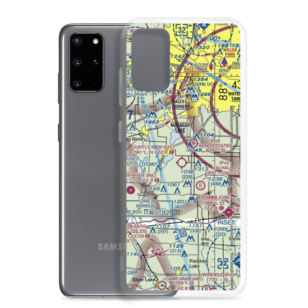 Cindy Guntly Memorial Airport (62C) VFR Sectional Samsung Case Samsung Galaxy S20 Plus model shown