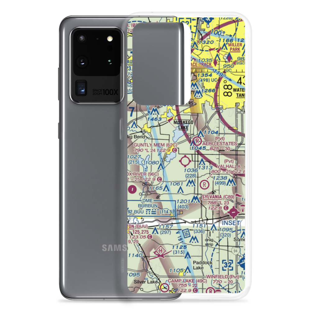 Cindy Guntly Memorial Airport (62C) VFR Sectional Samsung Case Samsung Galaxy S20 Ultra model shown