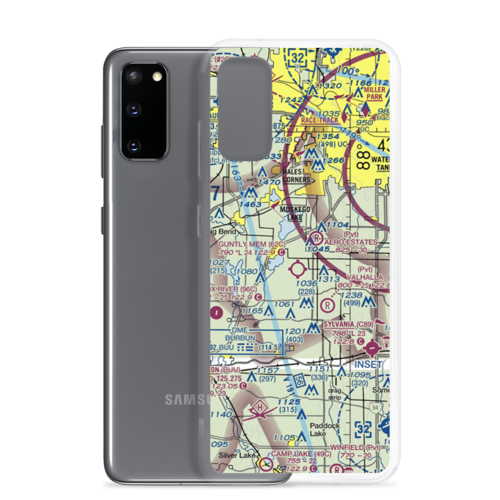 Cindy Guntly Memorial Airport (62C) VFR Sectional Samsung Case Samsung Galaxy S20 model shown