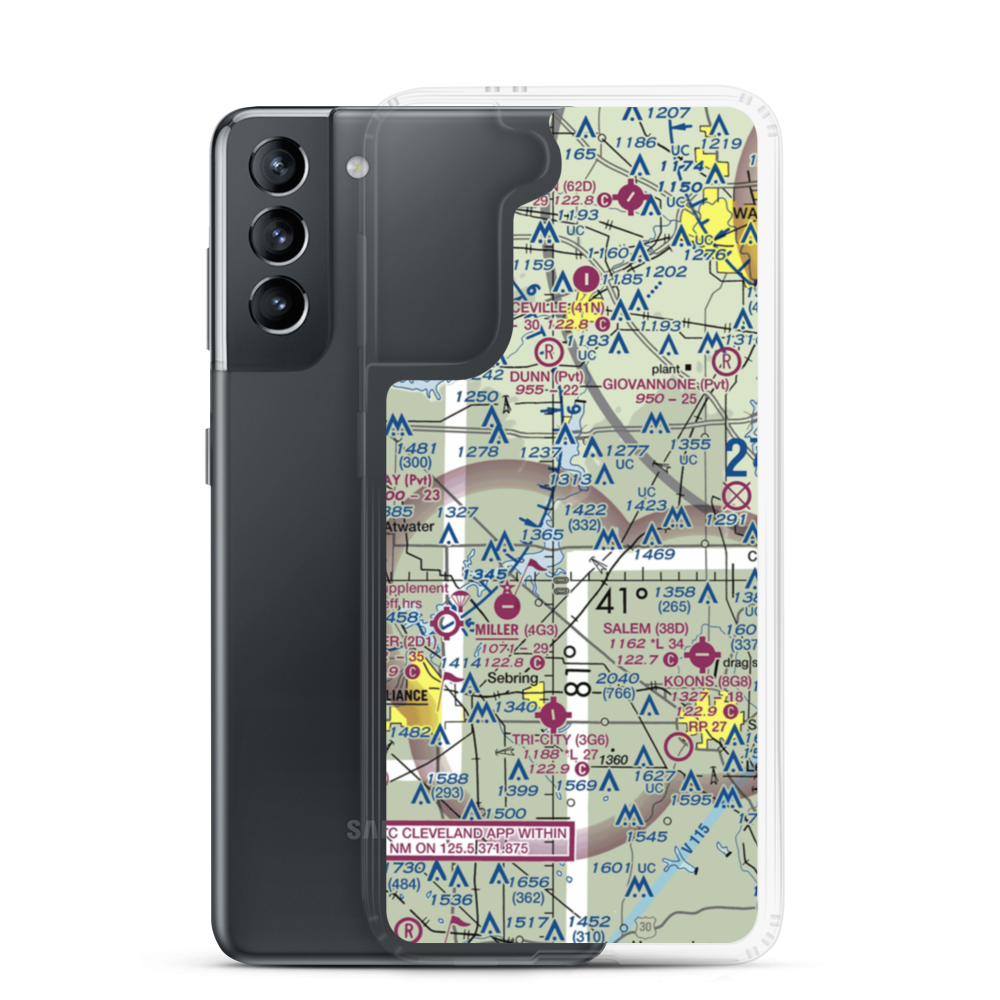 Circle C Airport (89OI) VFR Sectional Samsung Case Samsung Galaxy S21 model shown