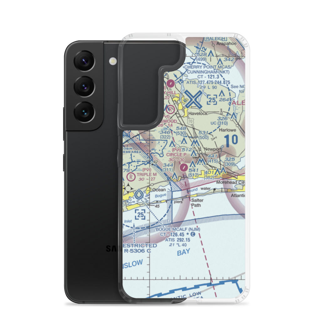 Circle P Farm Airport (6NC7) VFR Sectional Samsung Case Samsung Galaxy S22 model shown
