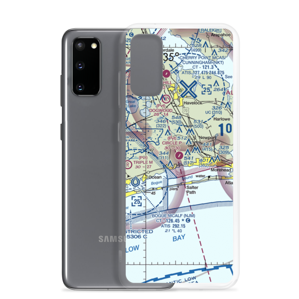 Circle P Farm Airport (6NC7) VFR Sectional Samsung Case Samsung Galaxy S20 model shown