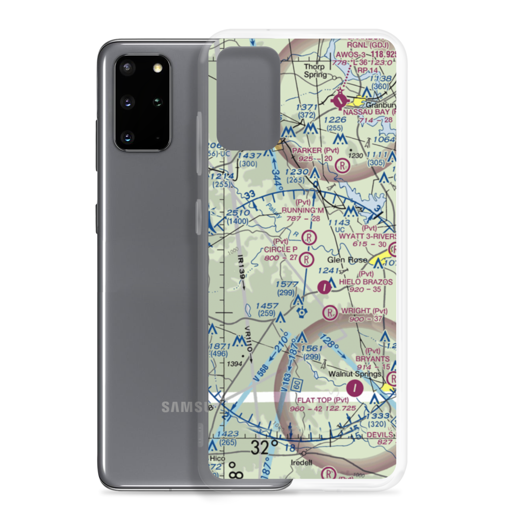 Circle P Ranch Airport (41TA) VFR Sectional Samsung Case Samsung Galaxy S20 Plus model shown