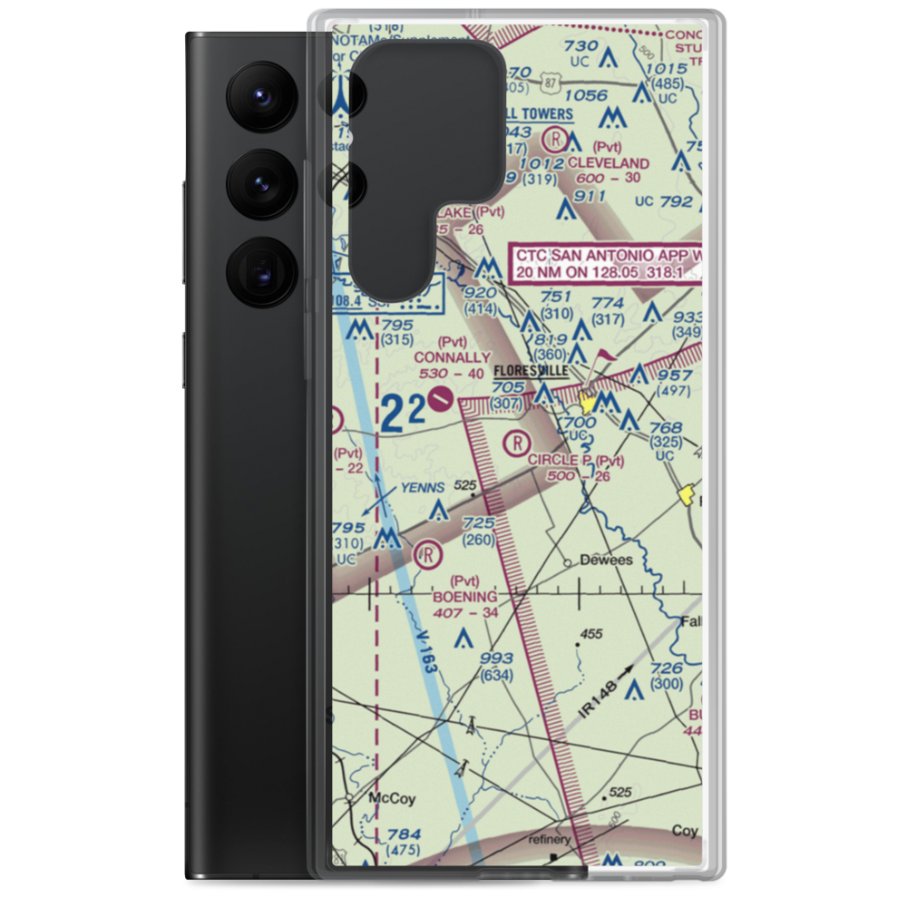 Circle P Ranch Airport (82XS) VFR Sectional Samsung Case Samsung Galaxy S22 Ultra model shown