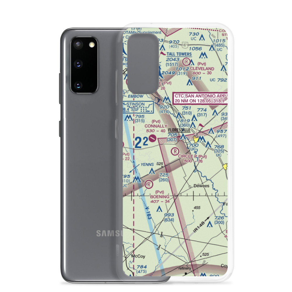 Circle P Ranch Airport (82XS) VFR Sectional Samsung Case Samsung Galaxy S20 model shown