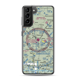 Clarion County Airport (AXQ) VFR Sectional Samsung Case